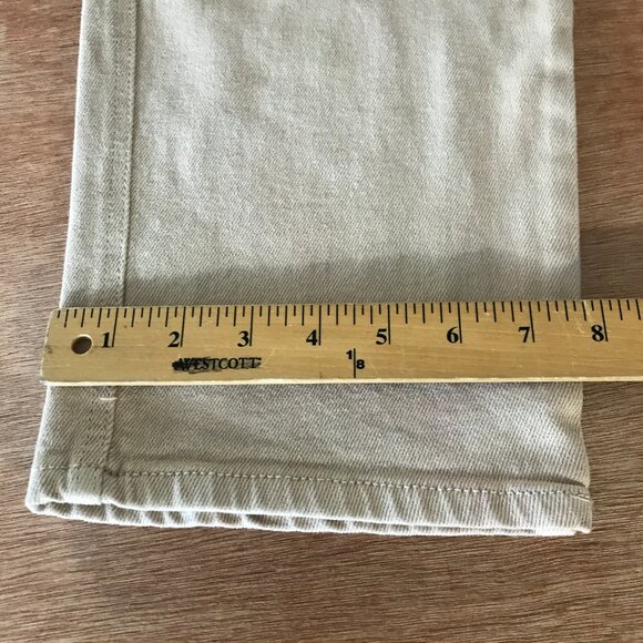 Wilfred Free Modern Cargo Utility Pants Women 2 Beige High Rise Stretch Preppy - Picture 6 of 16